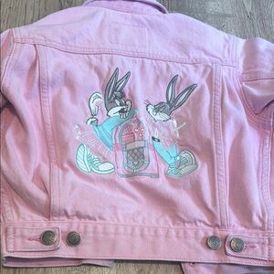 Vintage acne clothing bugs bunny denim jacket girls size XXS